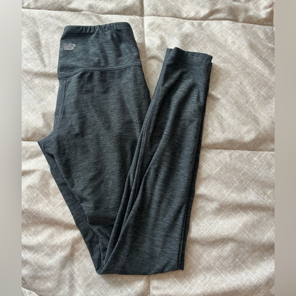 138.) New Balance Charcoal Active Leggings